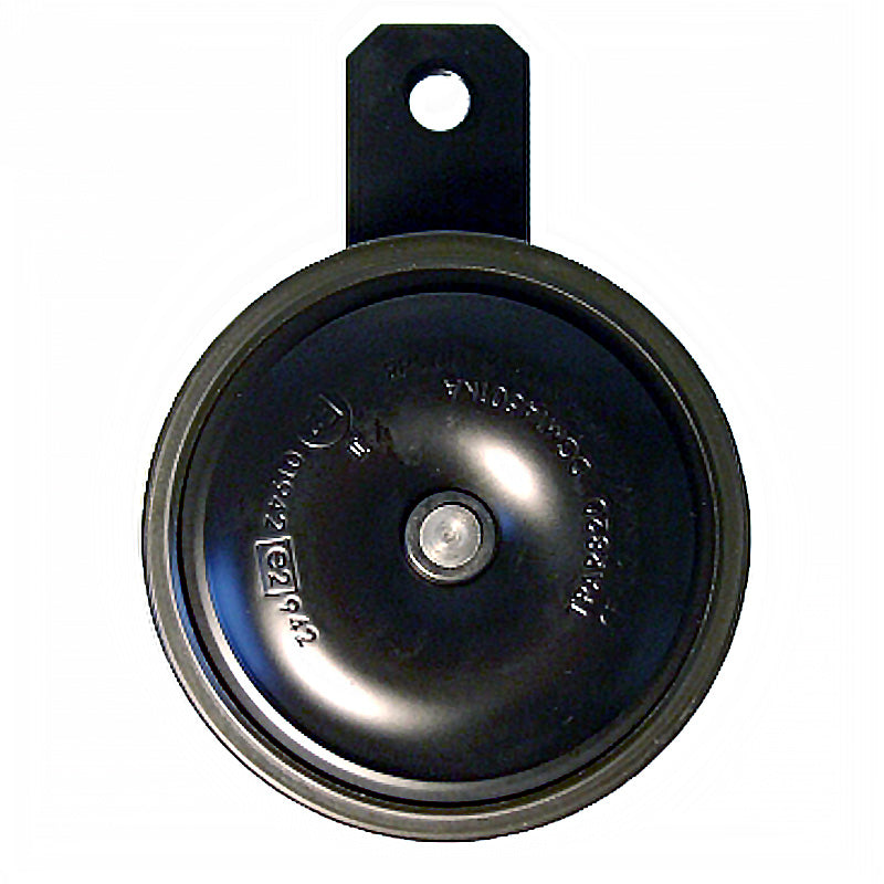 CLAXON JAPONÉS NIKKO NEGRO 12V - CC 3,0A - 105DB/415HZ - Ø 85 MM. - (TONO ALTO)