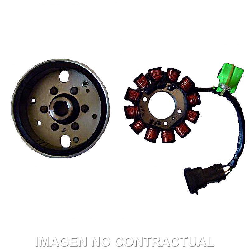 VOLANTE MAGNÉTICO 12 POLOS 12V 120W (MOTOR PIAGGIO 50 4T-4V