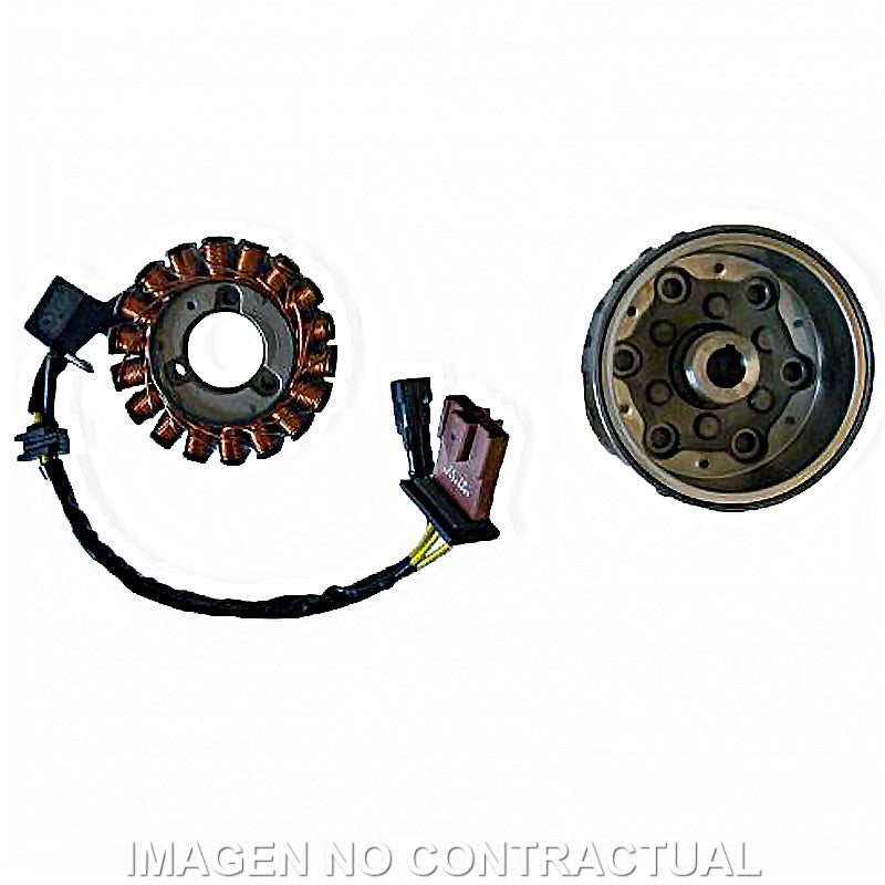 VOLANTE MAGNÉTICO 18 POLOS TRIFASE (MOTOR APRILIA INYECCIÓN 4T)