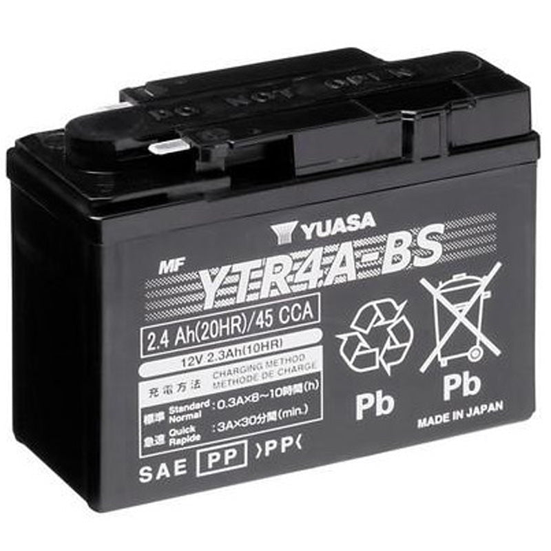 BATERÍA YUASA YTR4A-BS SIN MANTENIMIENTO