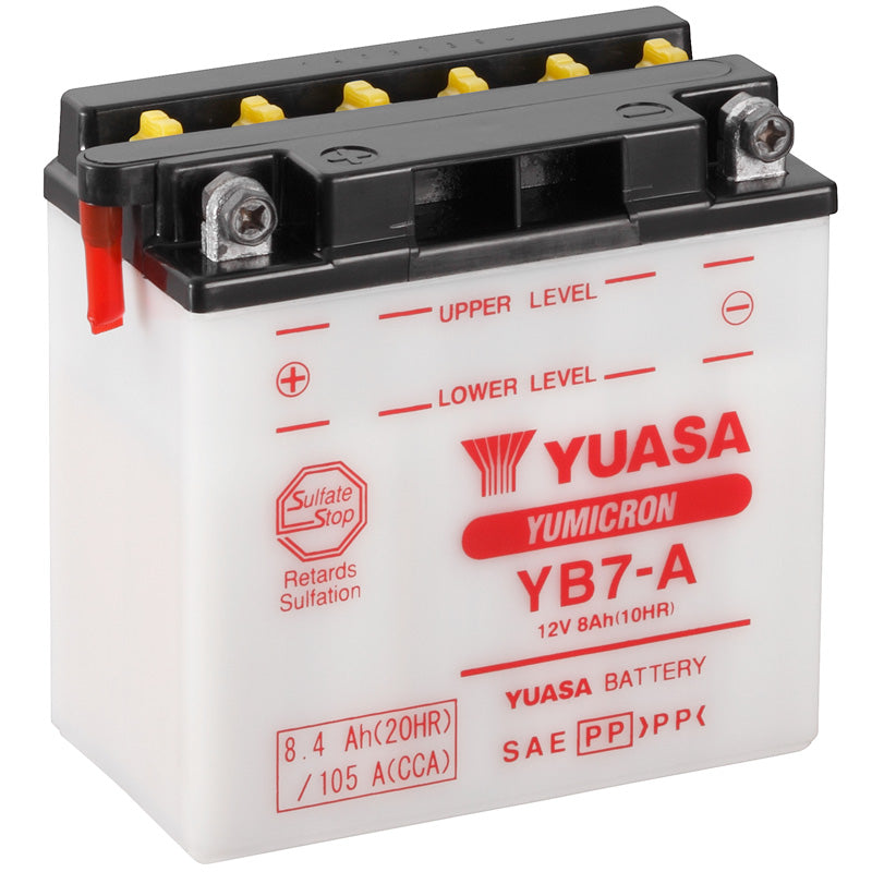 BATERÍA YUASA YB7-A COMBIPACK CONVENCIONAL