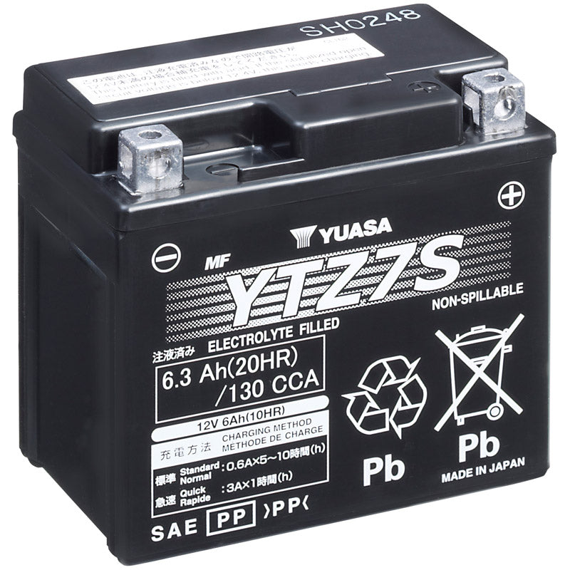 BATERÍA YUASA YTZ7-S PRECARGADA