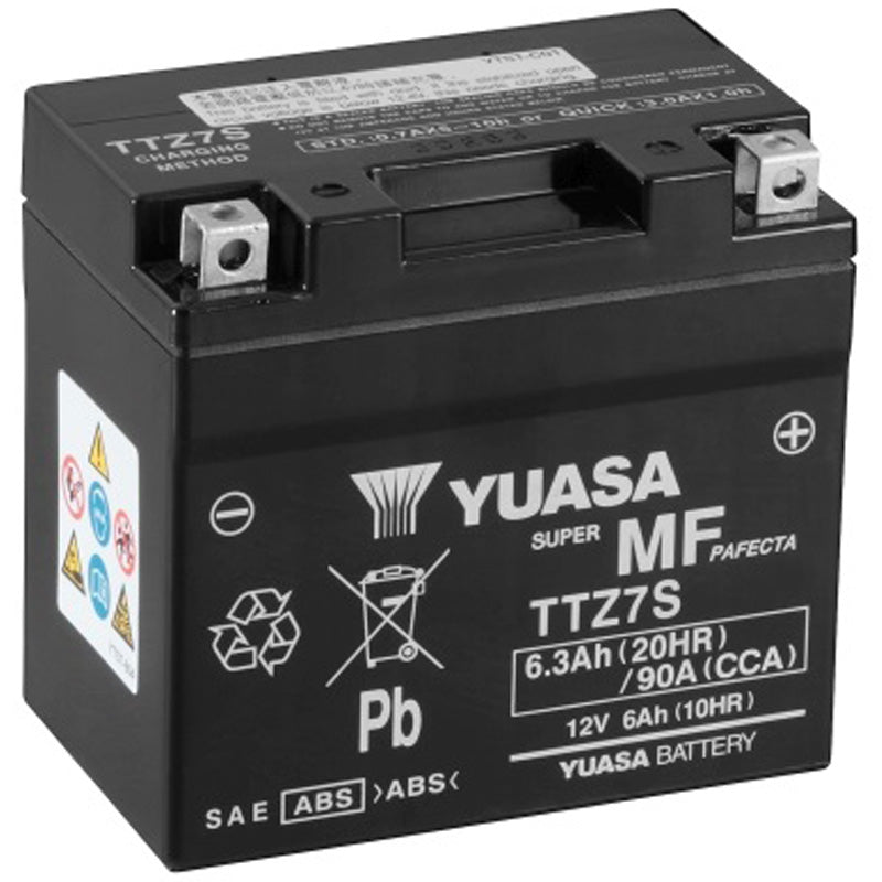 BATERÍA YUASA TTZ7S SIN MANTENIMIENTO