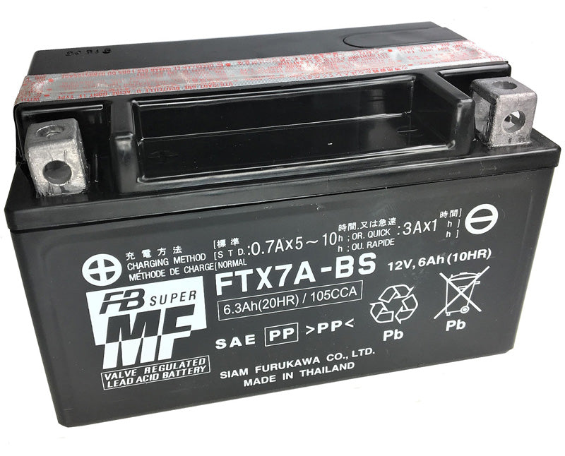 BATERÍA FURUKAWA FTX7A-BS SIN MANTENIMIENTO