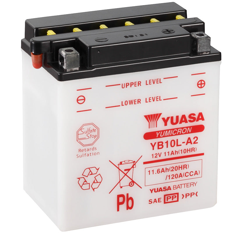 BATERÍA YUASA YB10L-A2 COMBIPACK CONVENCIONAL