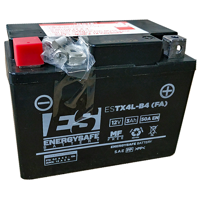BATERÍA ENERGYSAFE ESTX4L-B4 PRECARGADA