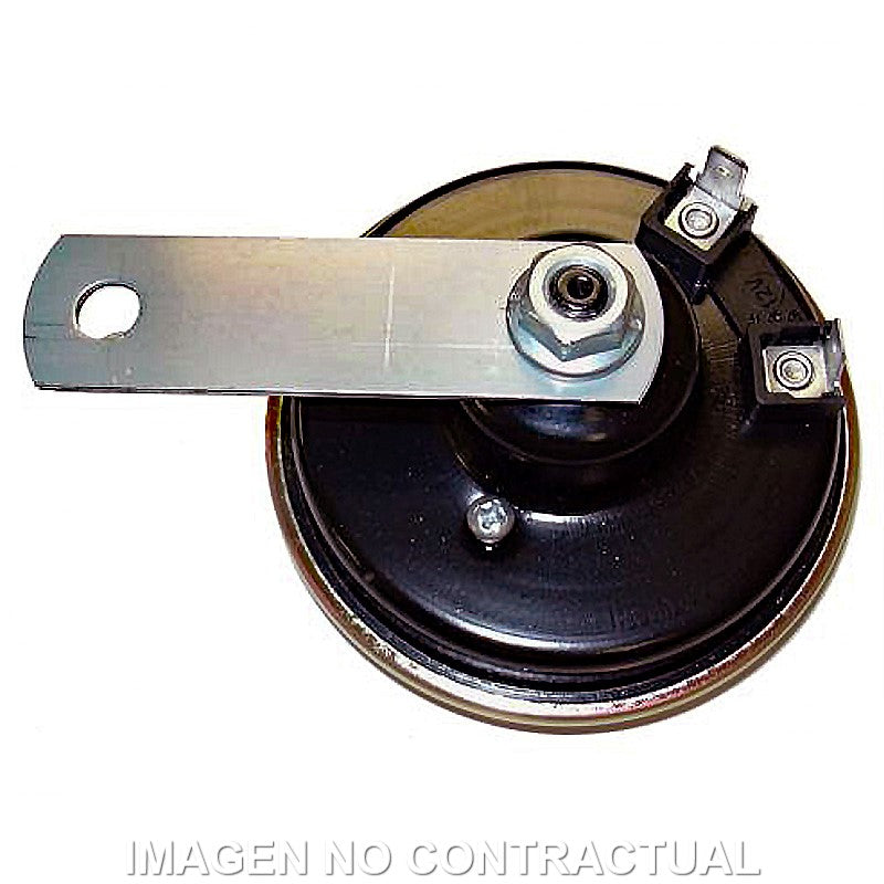 CLAXON NEGRO 12V -4A/114DB - Ø 90 MM