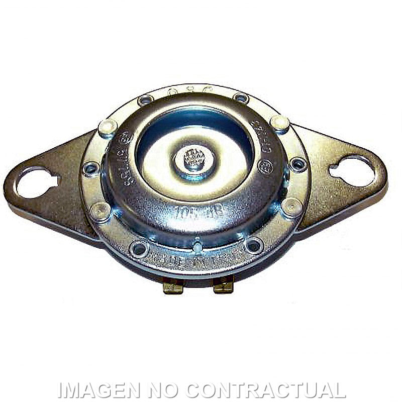 CLAXON ZINCADO BLANCO 12V - Ø 75 MM