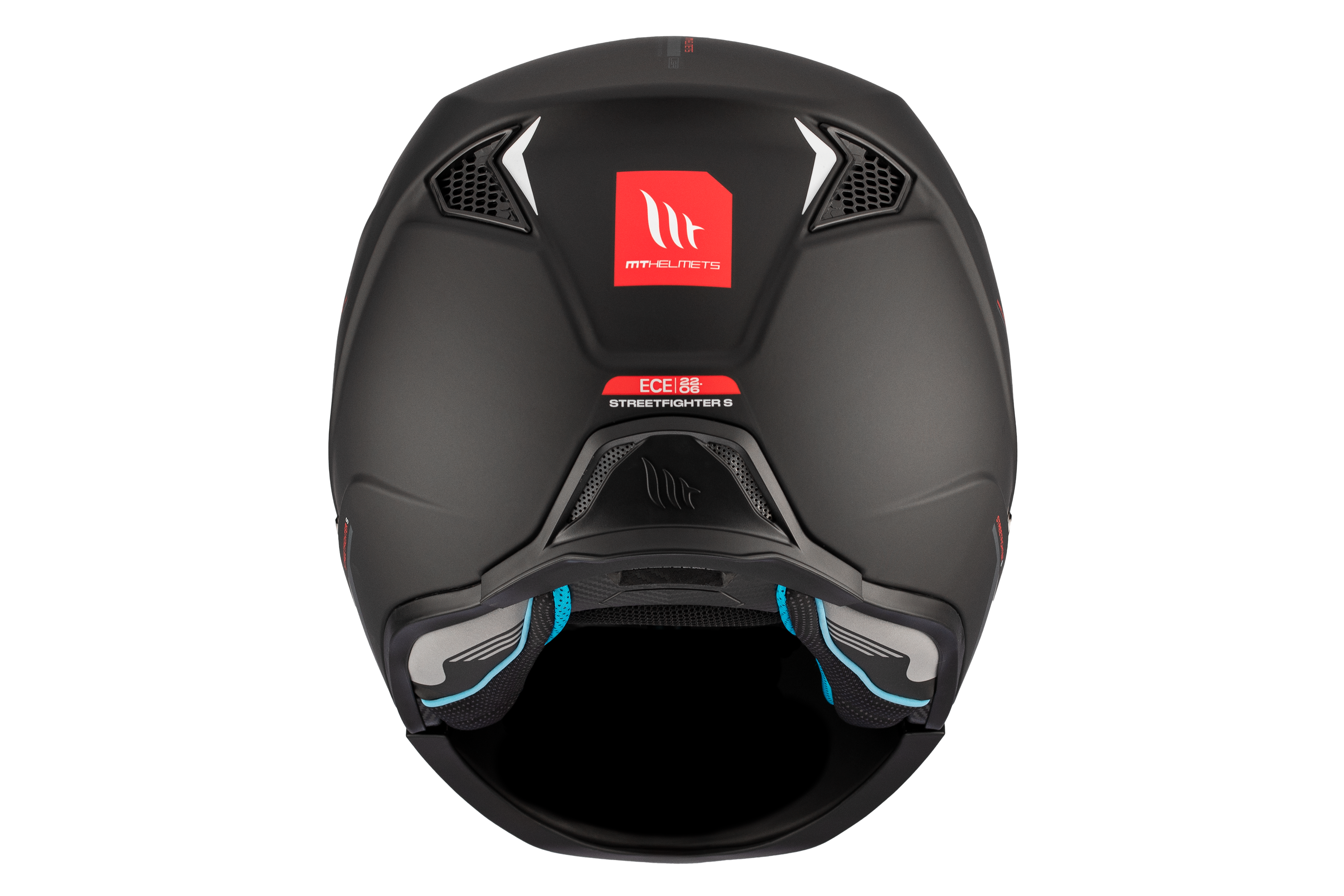 CASCO MT STREETFIGHTER S SV SOLID A1 NEGRO MATE