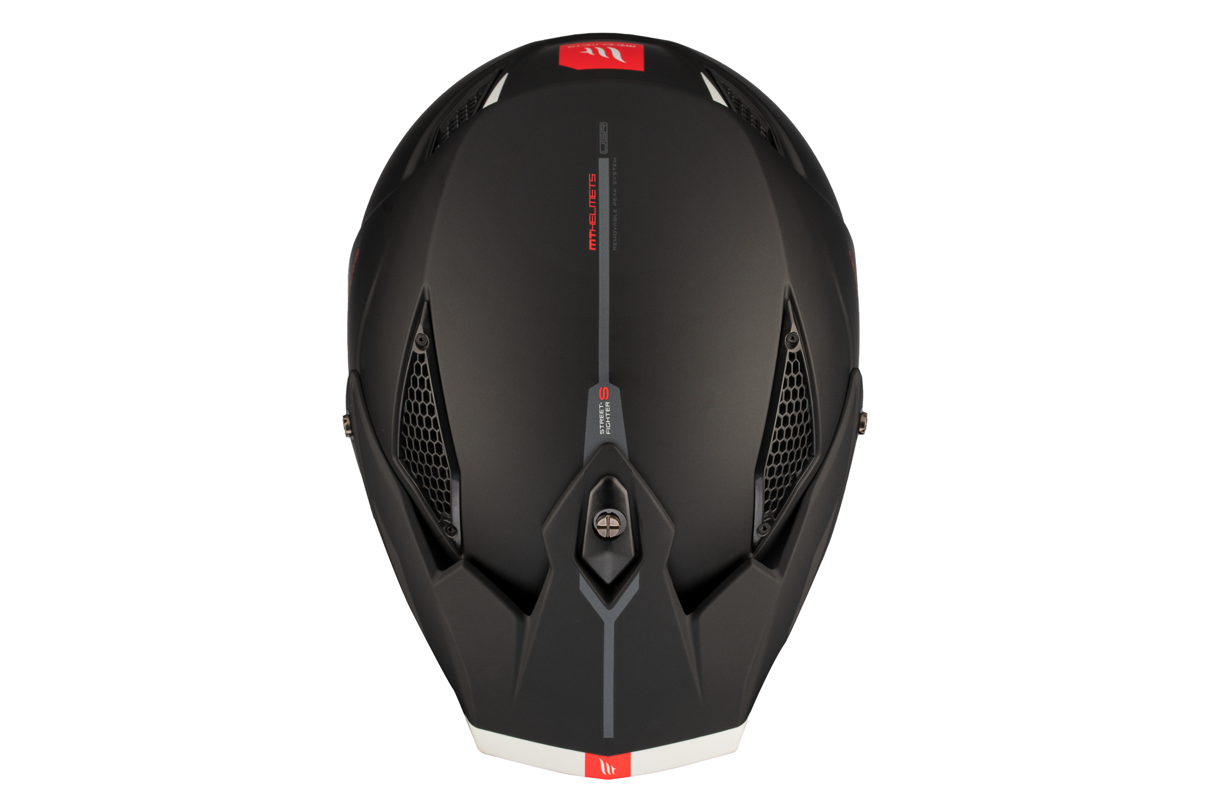 CASCO MT STREETFIGHTER S SV SOLID A1 NEGRO MATE