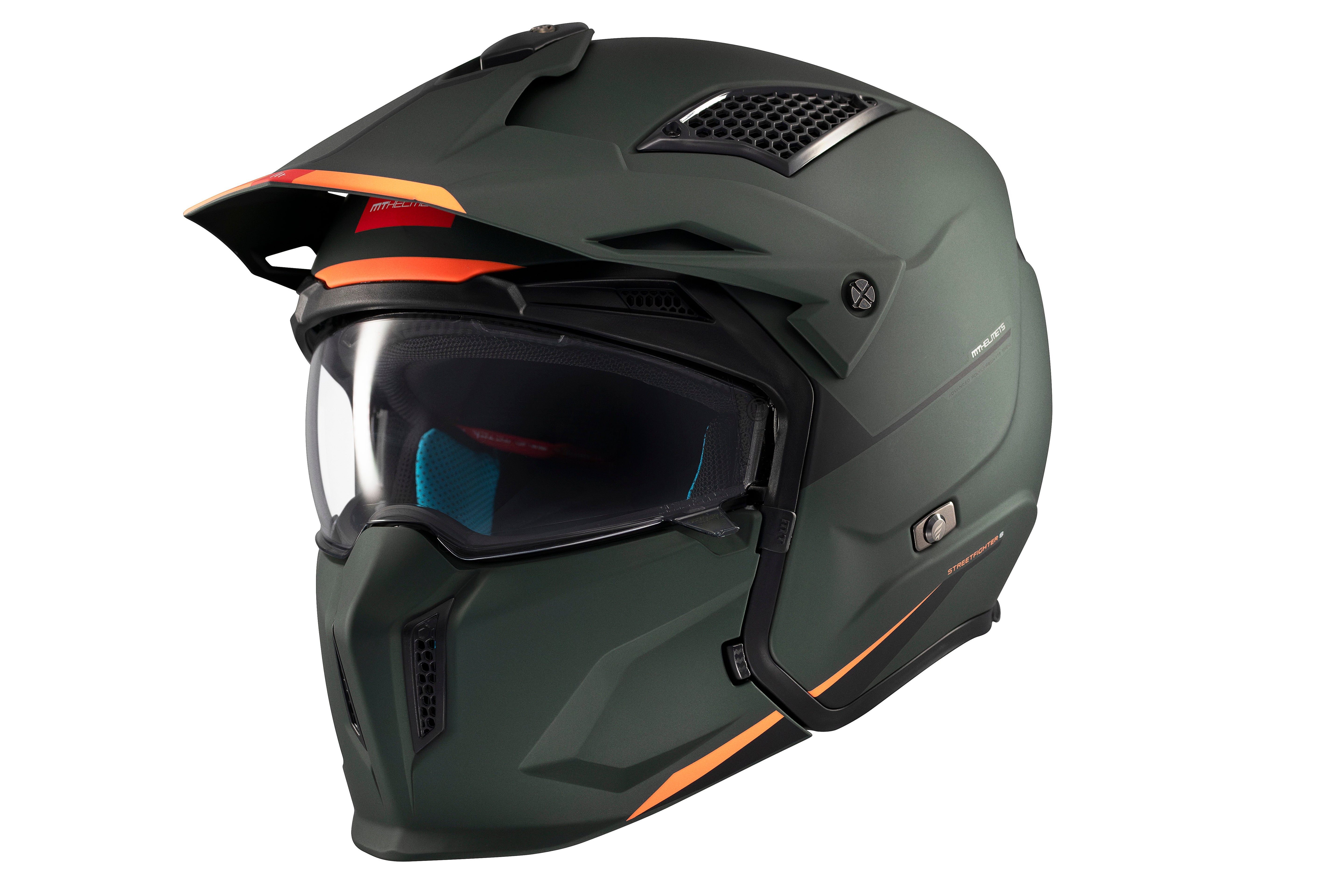 CASCO MT STREETFIGHTER S SV SOLID A6 VERDE MATE