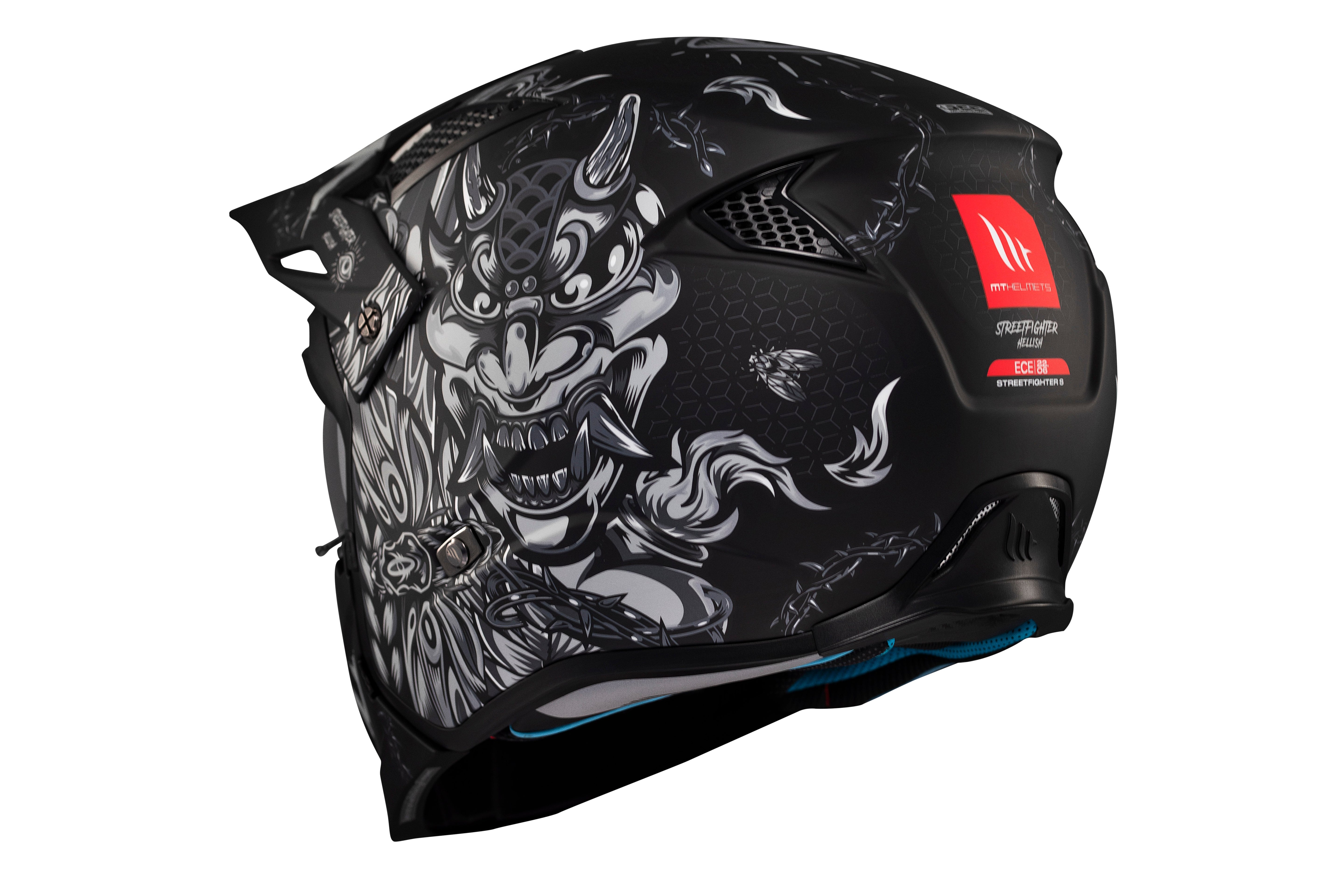 CASCO MT STREETFIGHTER S SV HELLISH B2 MATE