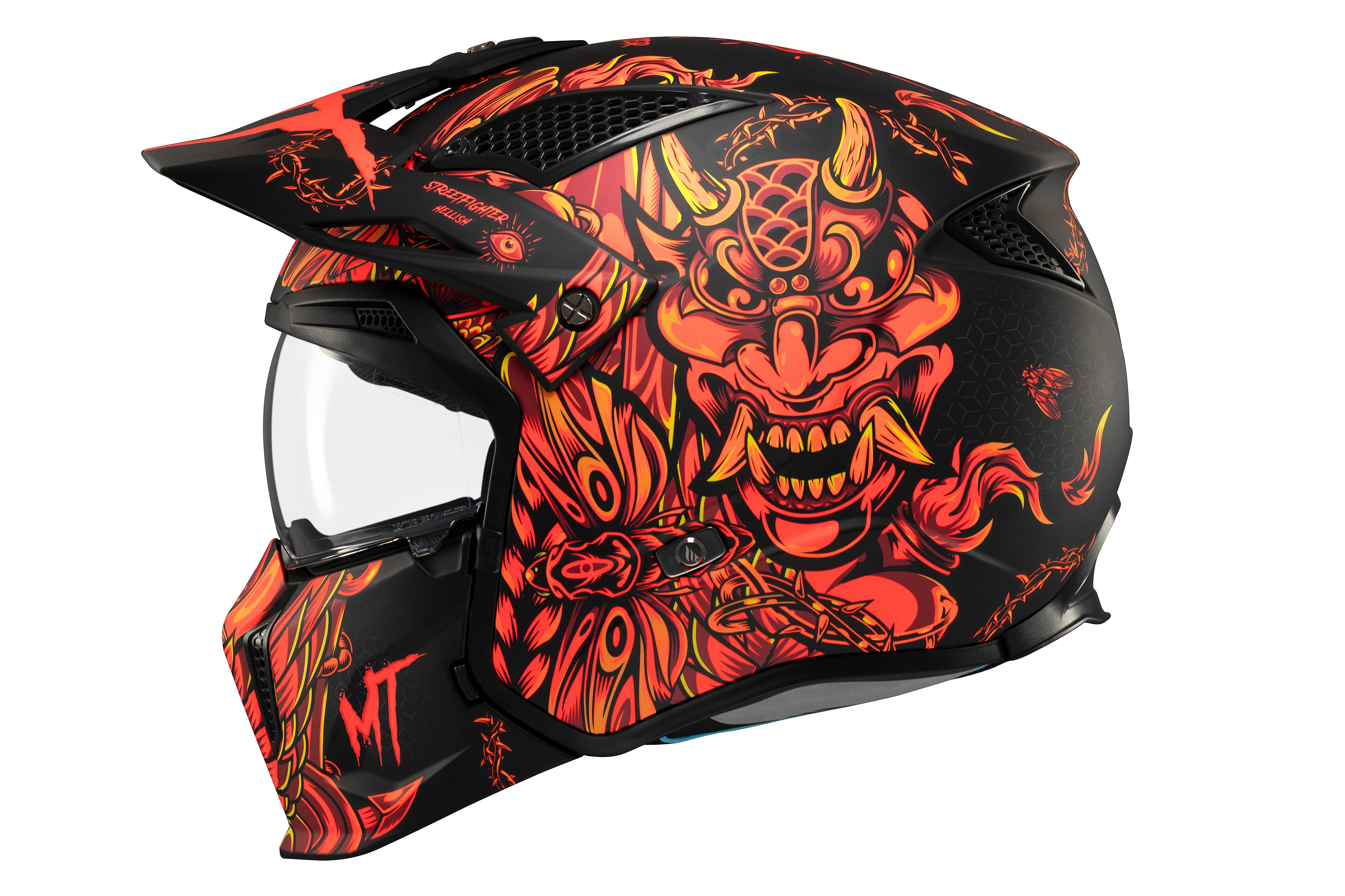 CASCO MT STREETFIGHTER S SV HELLISH 5 MATE