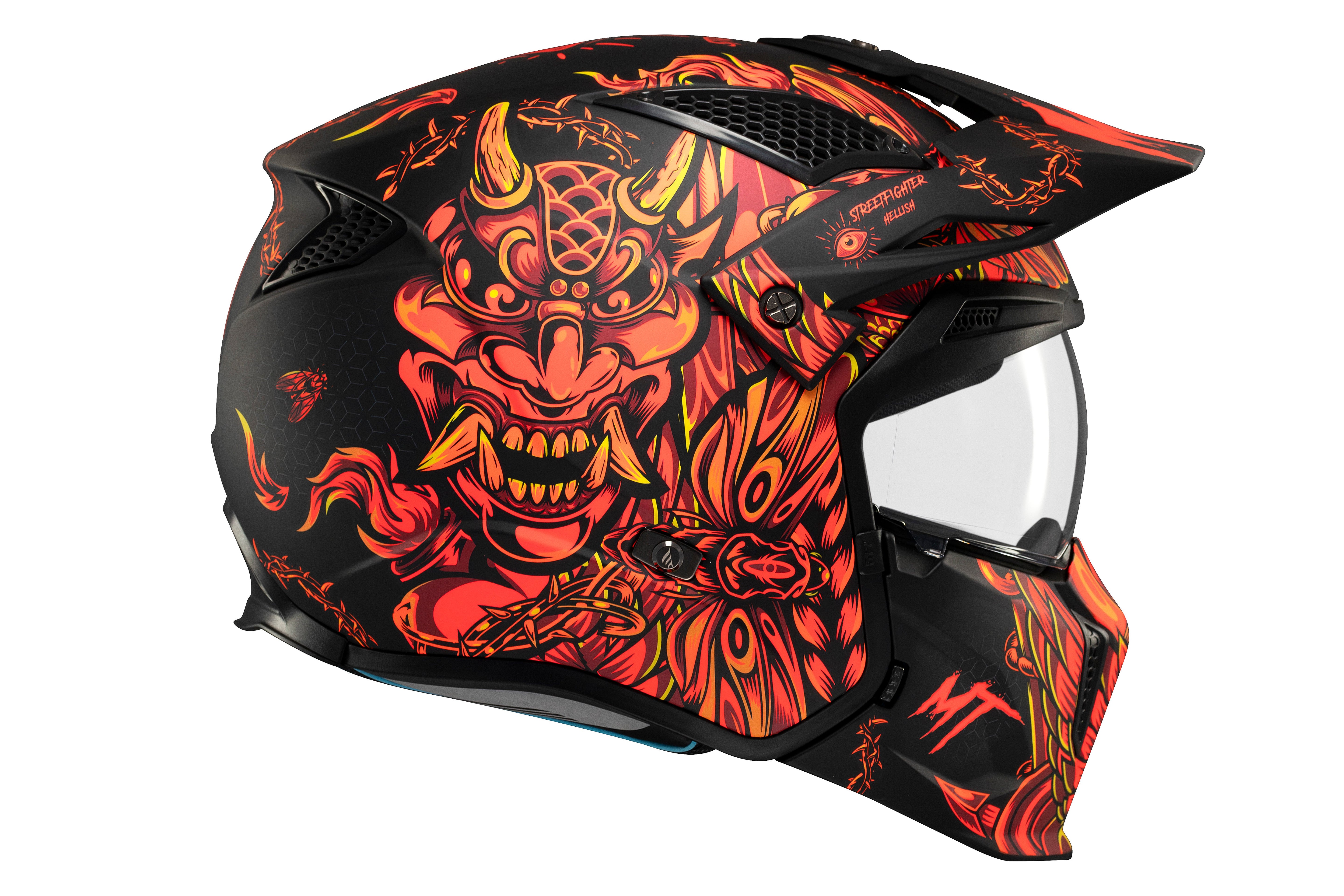 CASCO MT STREETFIGHTER S SV HELLISH 5 MATE