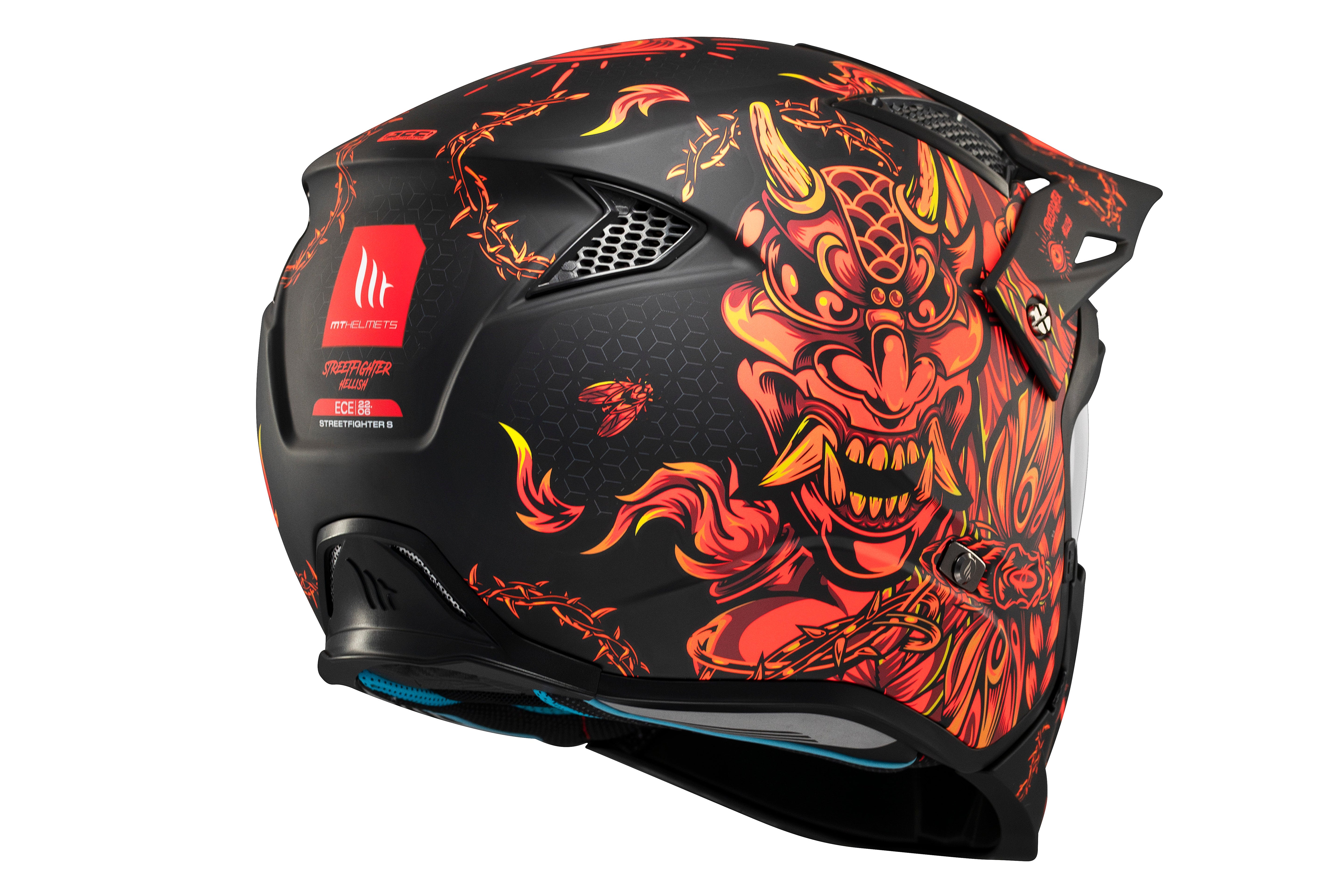 CASCO MT STREETFIGHTER S SV HELLISH 5 MATE