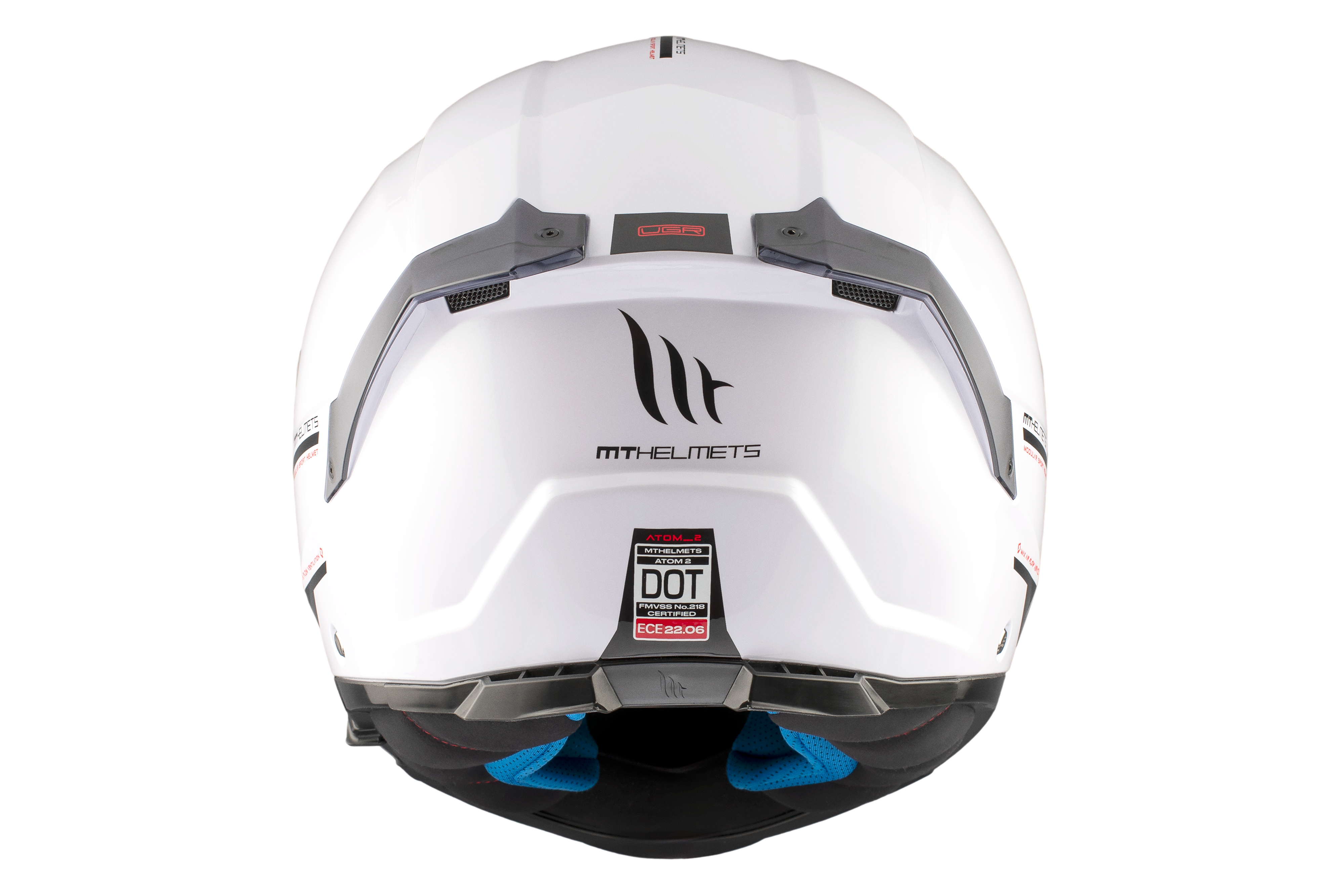 CASCO MT ATOM 2 SV SOLID A0 BLANCO BRILLO