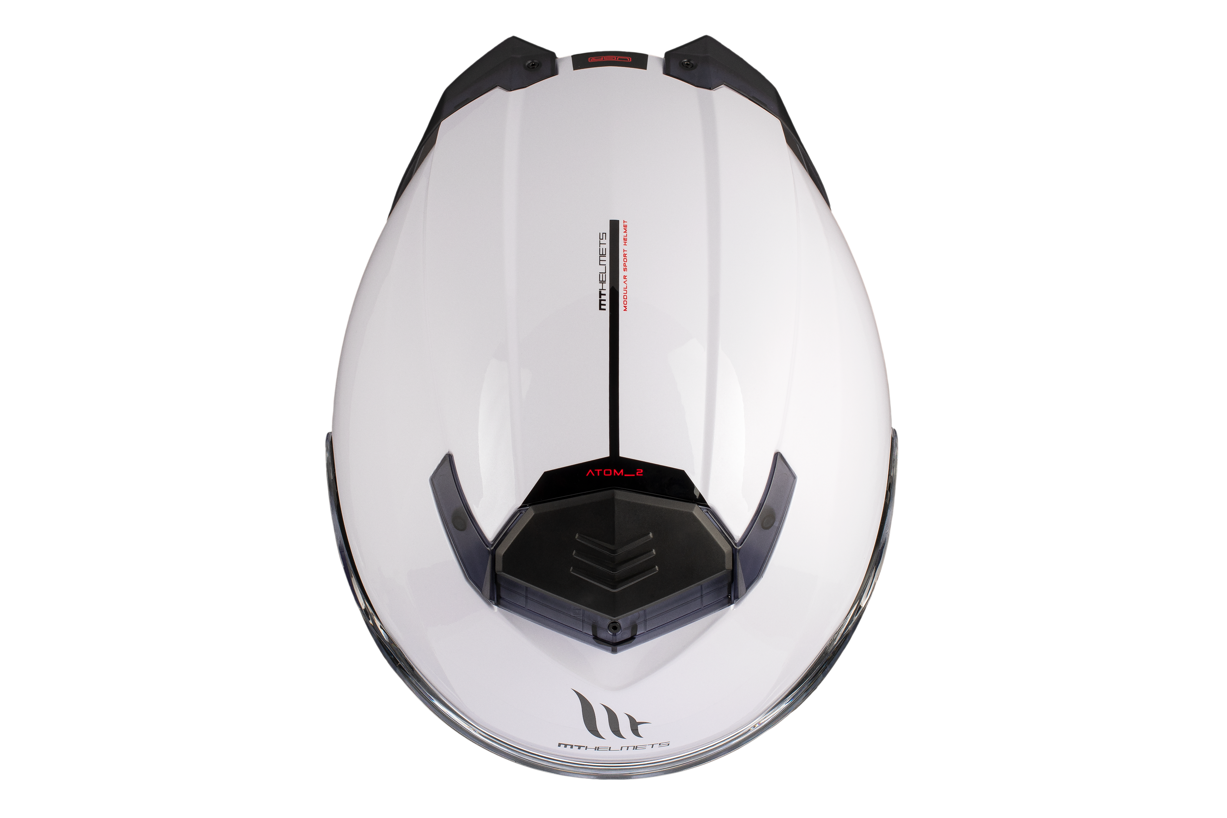 CASCO MT ATOM 2 SV SOLID A0 BLANCO BRILLO