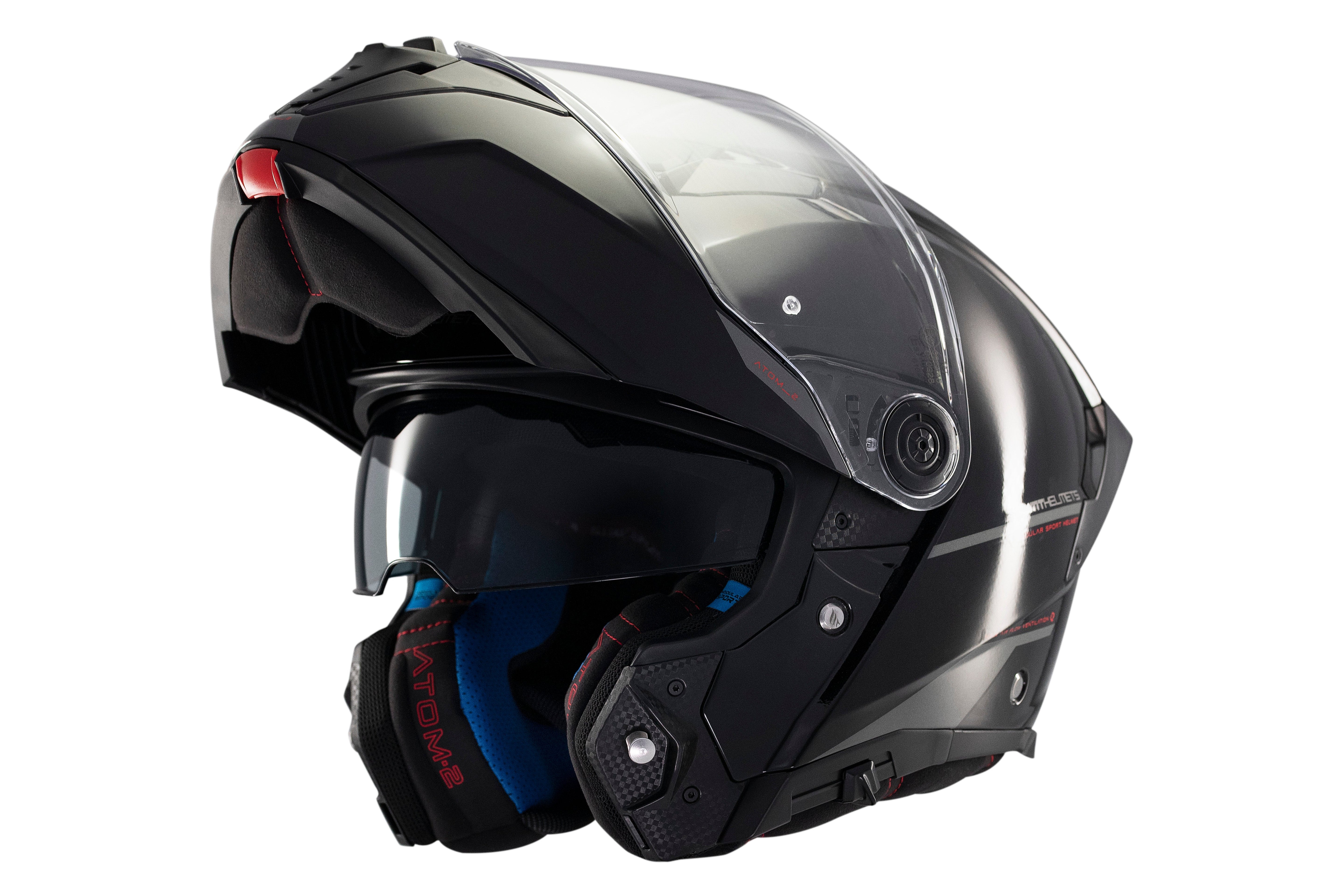 CASCO MT ATOM 2 SV SOLID A1 NEGRO BRILLO