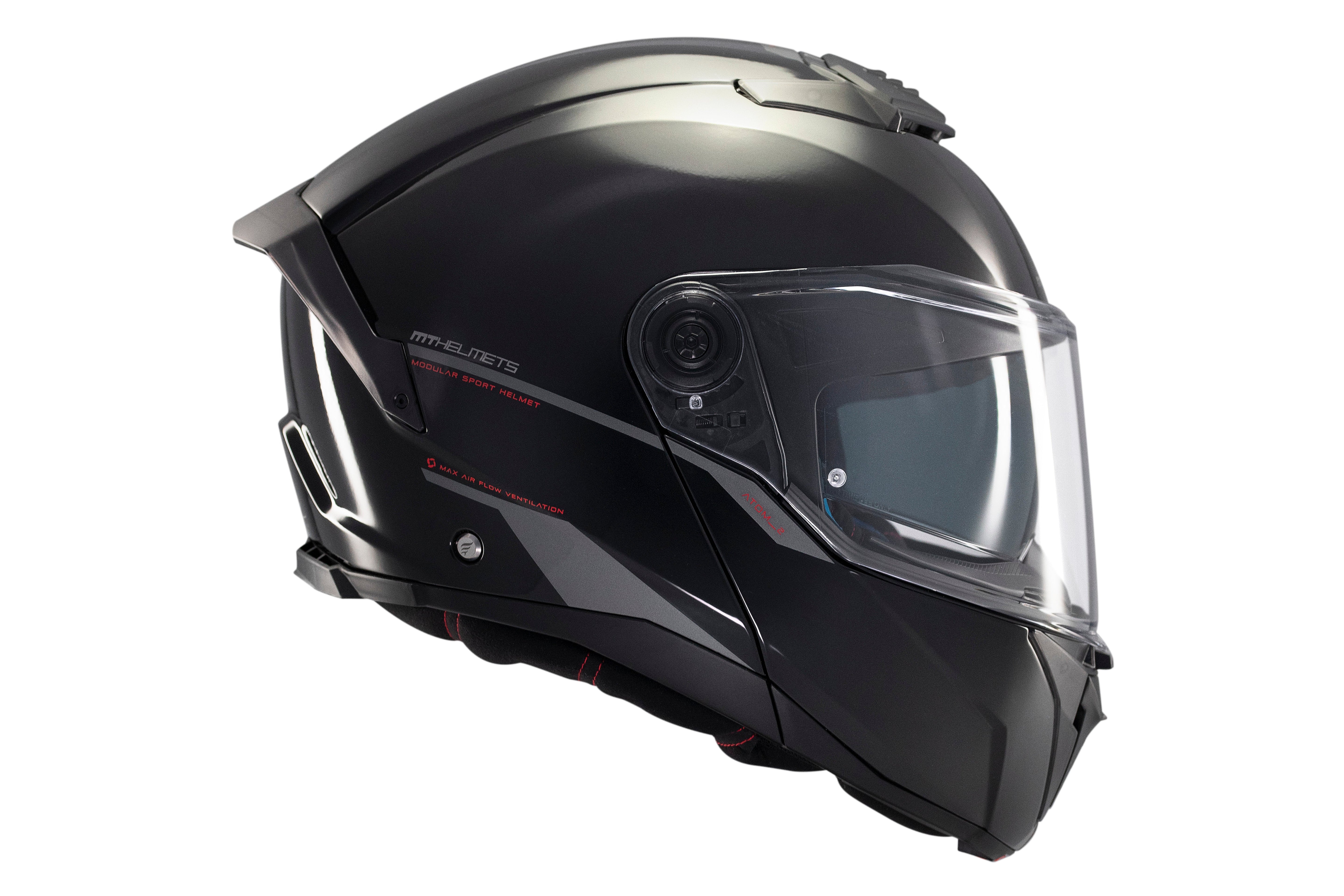 CASCO MT ATOM 2 SV SOLID A1 NEGRO BRILLO
