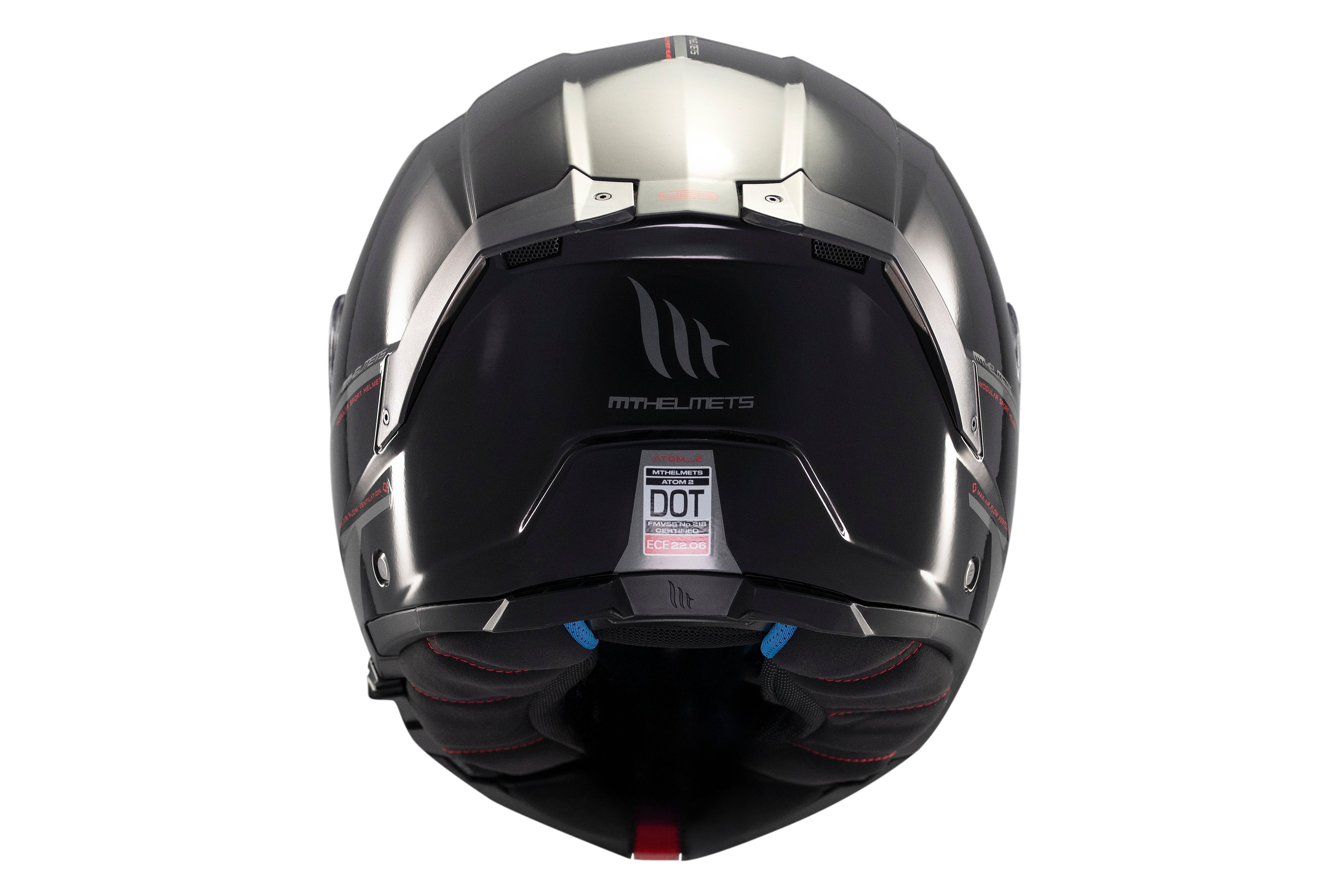 CASCO MT ATOM 2 SV SOLID A1 NEGRO BRILLO