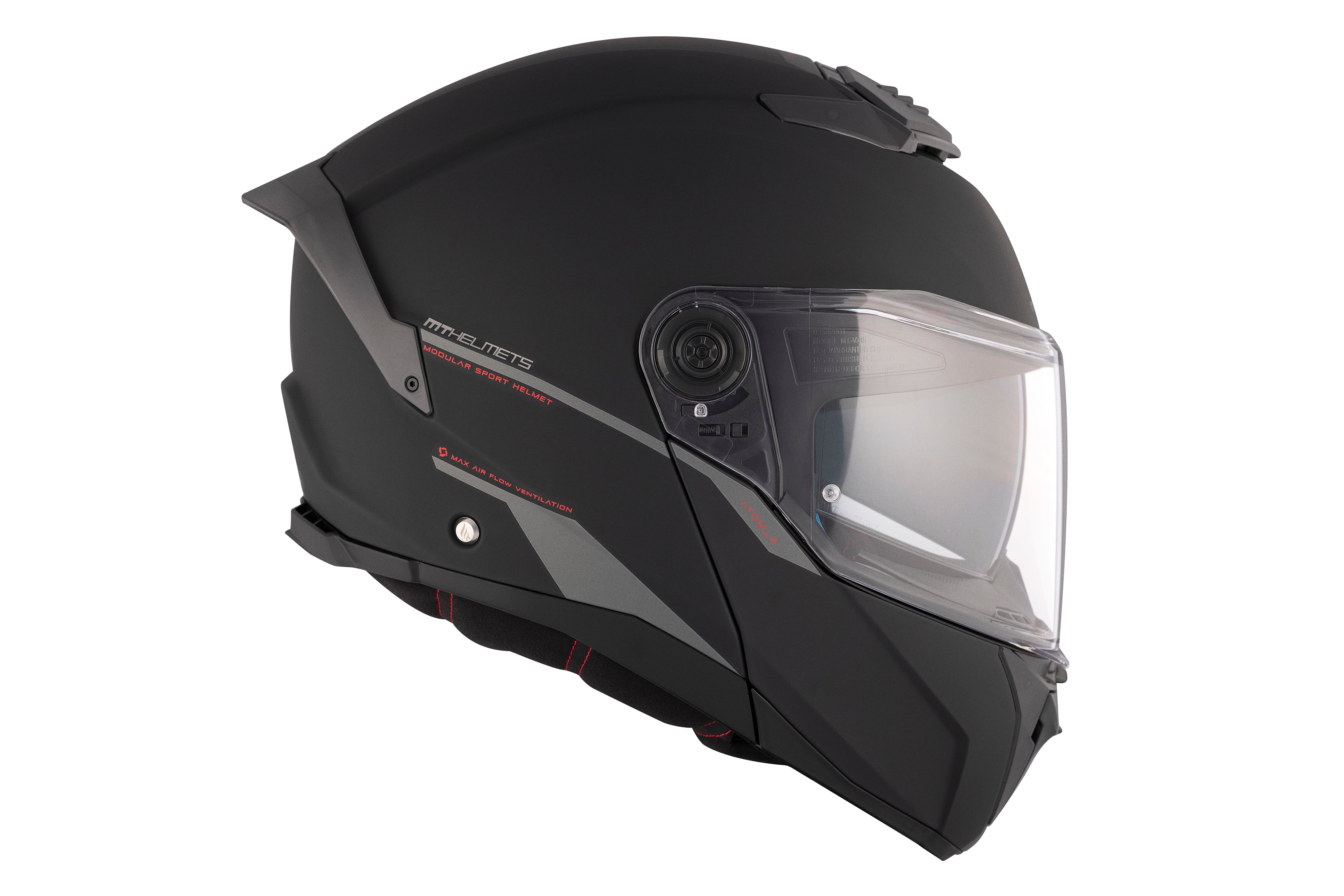 CASCO MT ATOM 2 SV SOLID A1 NEGRO MATE