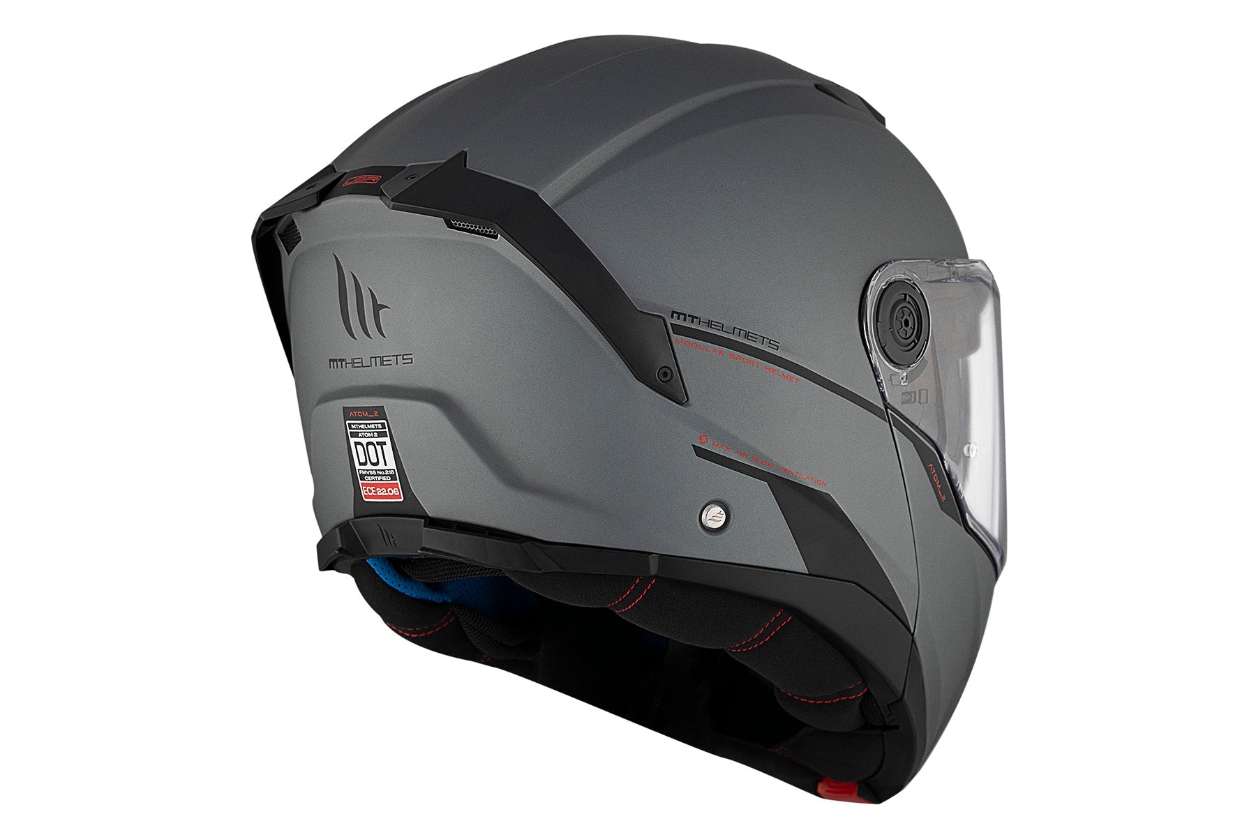 CASCO MT ATOM 2 SV SOLID A2 TITANIO MATE
