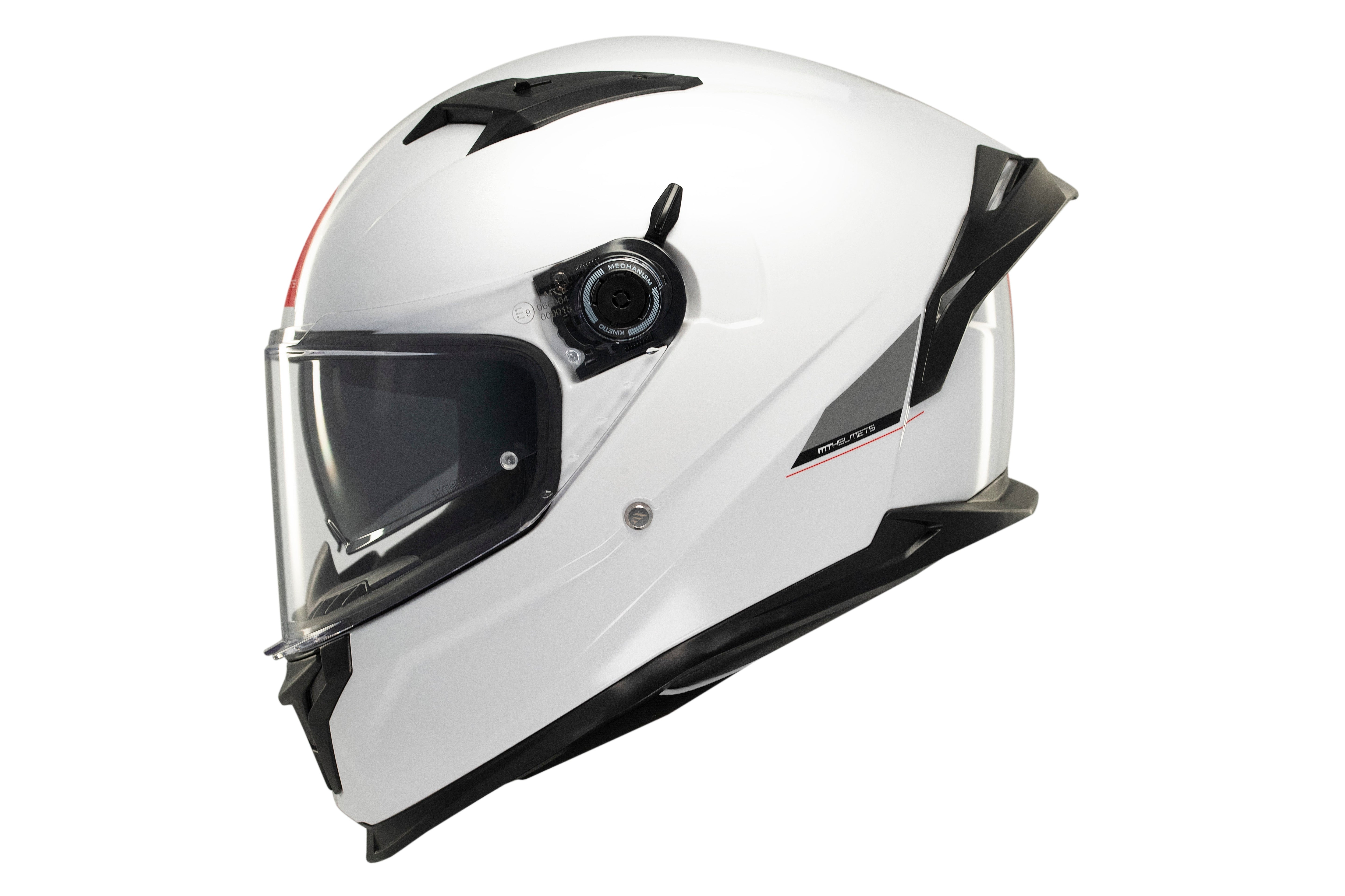 CASCO MT BRAKER SV SOLID A0 BLANCO BRILLO