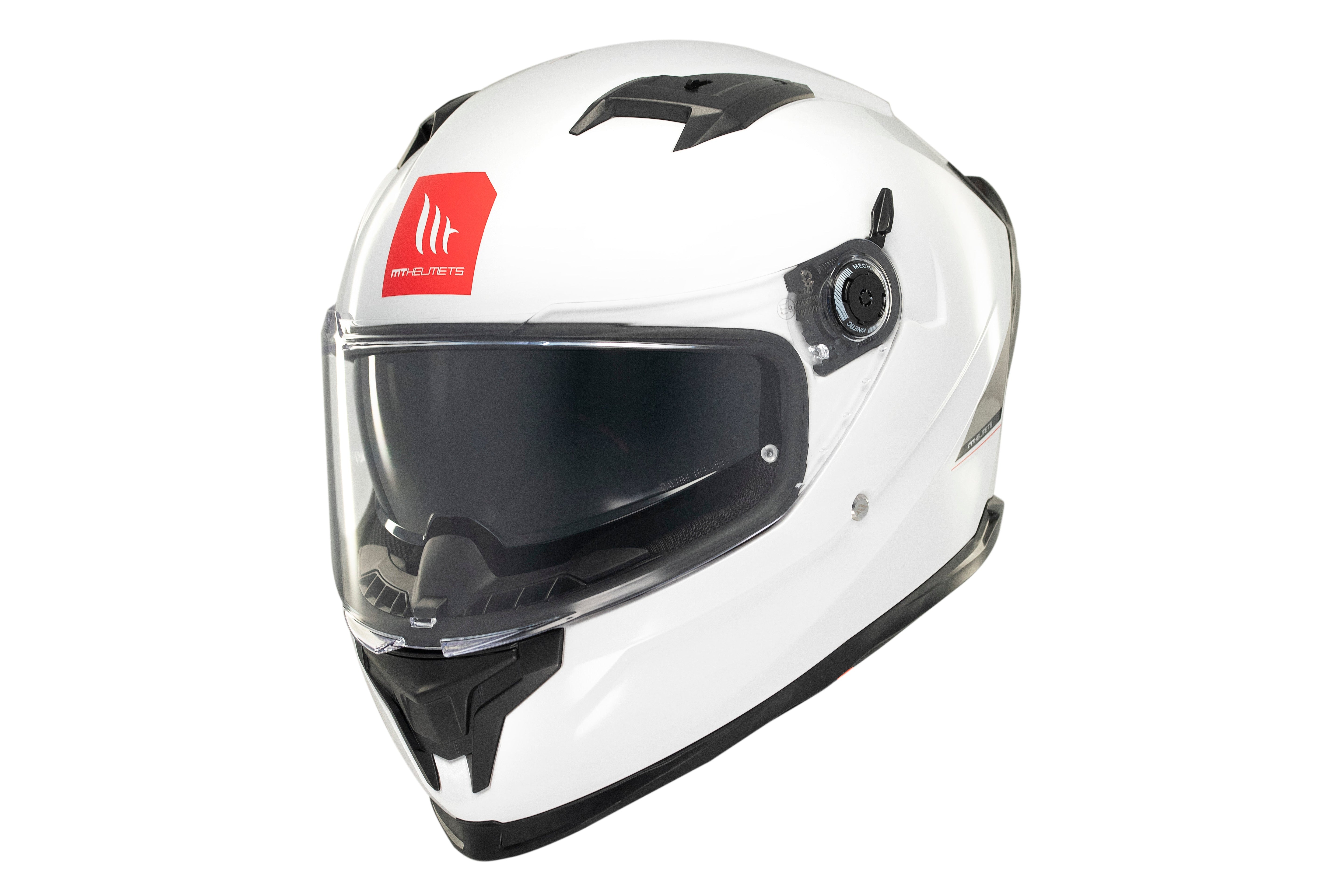 CASCO MT BRAKER SV SOLID A0 BLANCO BRILLO