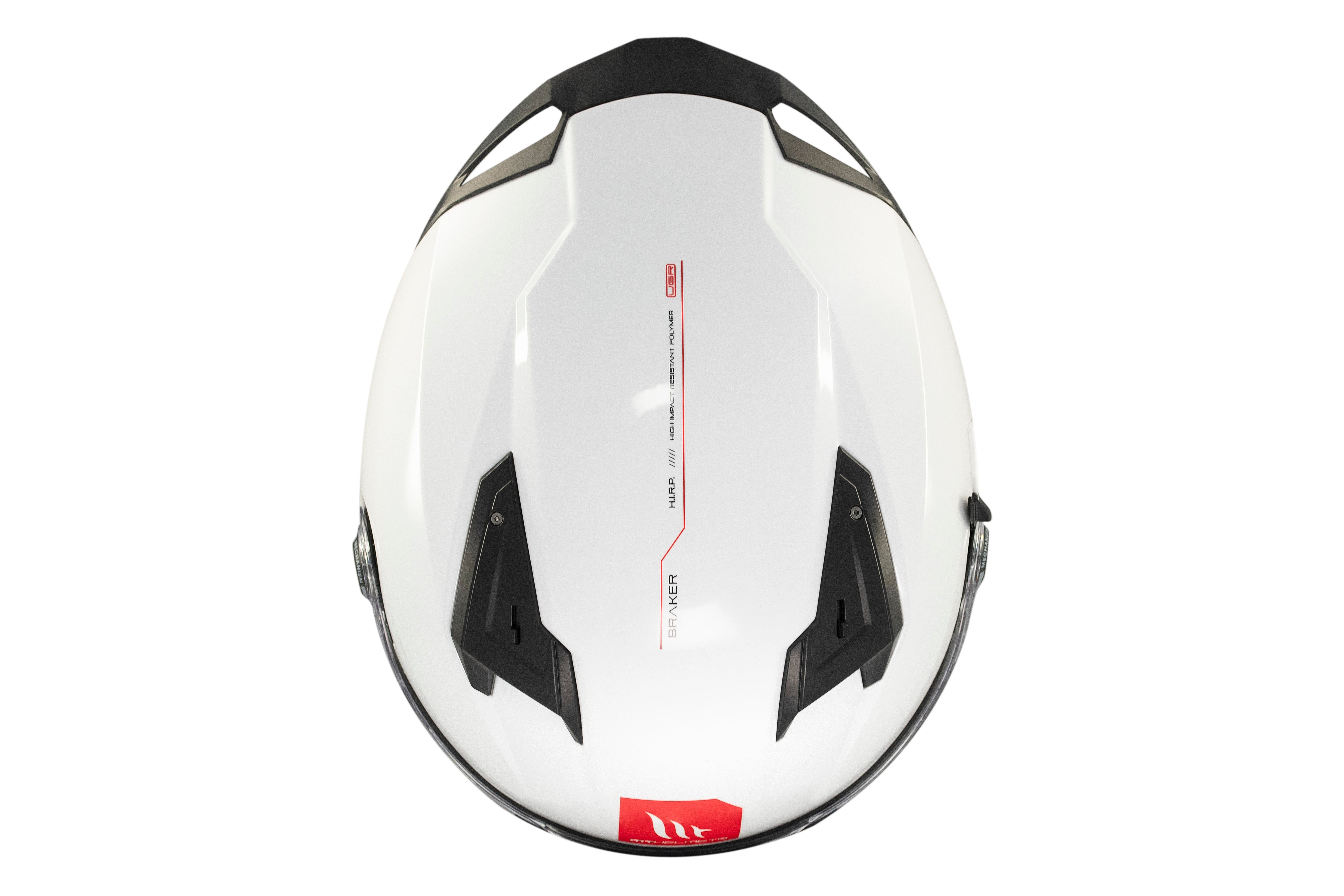CASCO MT BRAKER SV SOLID A0 BLANCO BRILLO