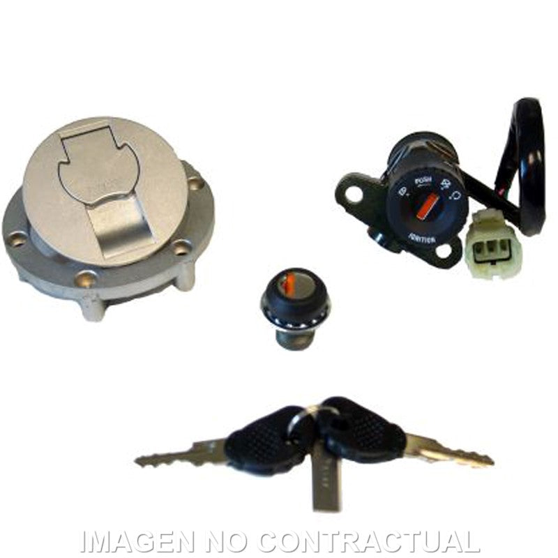 KIT LLAVES CONTACTO, SILLÍN Y DEPÓSITO KTM DUKE