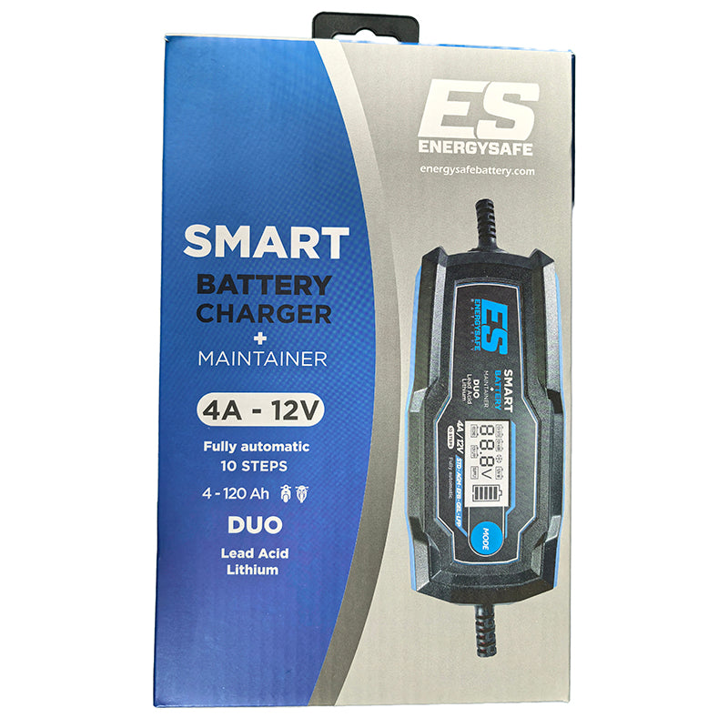 CARGADOR/MANTENEDOR ENERGYSAFE SMART DUO 4A
