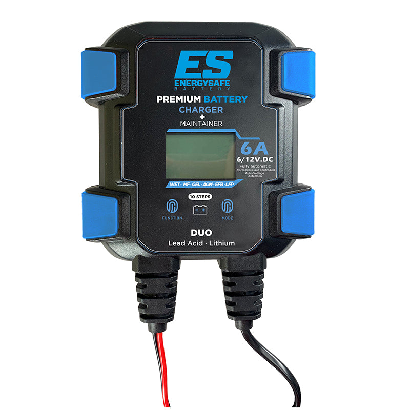 CARGADOR/MANTENEDOR ENERGYSAFE DUO PRO 6A