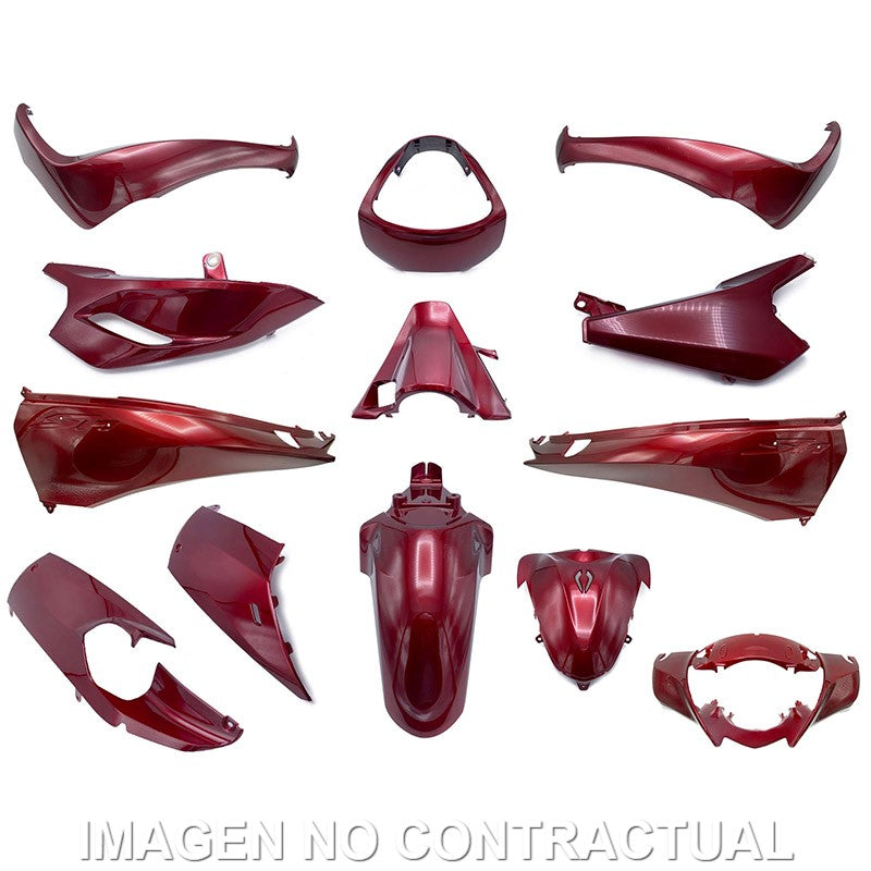 KIT PLÁSTICOS HERT HONDA SH 125-150 NEGRO