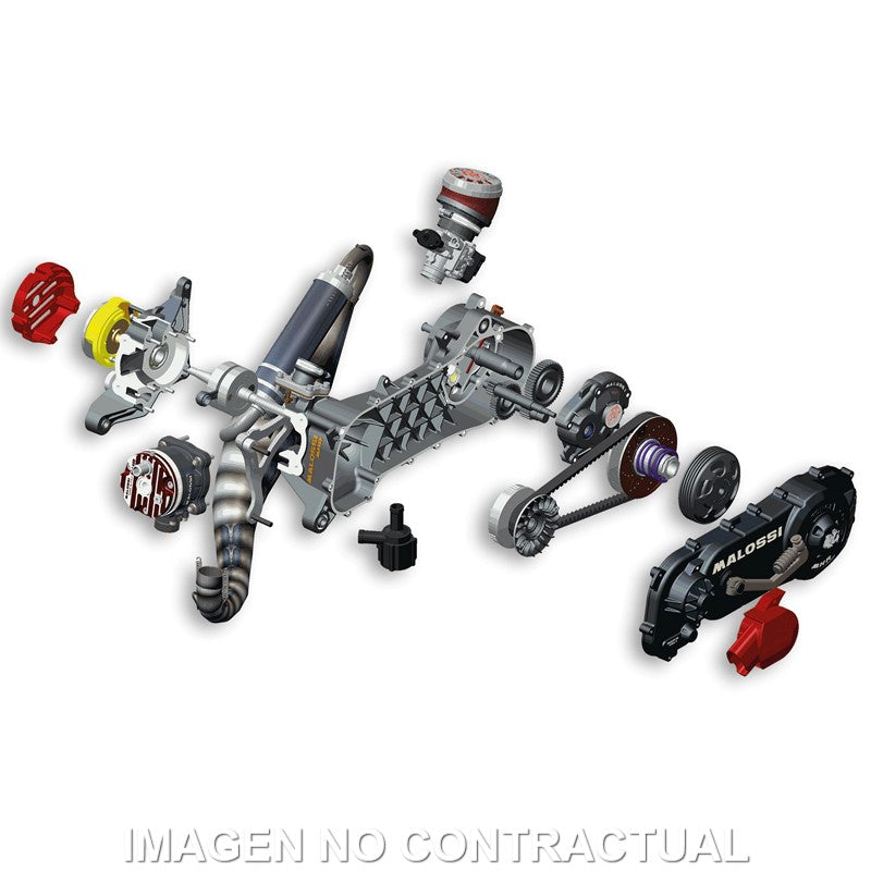 MOTOR MALOSSI COMPLETO RC ONE PIAGGIO RUEDA 10