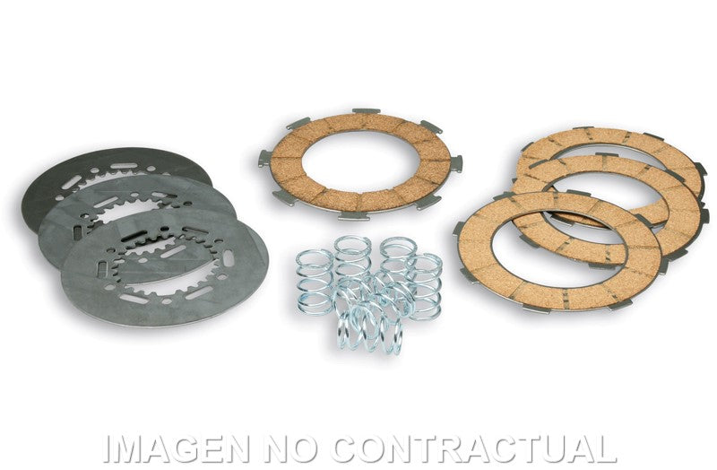 JUEGO DISCOS EMBRAGUE Y MUELLES PARA MOTORES DERBI D50B