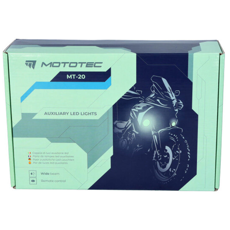 LUCES AUXILIARES LED MOTOTEC MT-20 HOMOLOGADAS