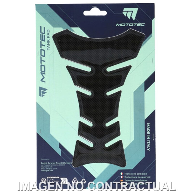 PROTECCIÓN DEPÓSITO MOTOTEC T2 COLOR CARBONO