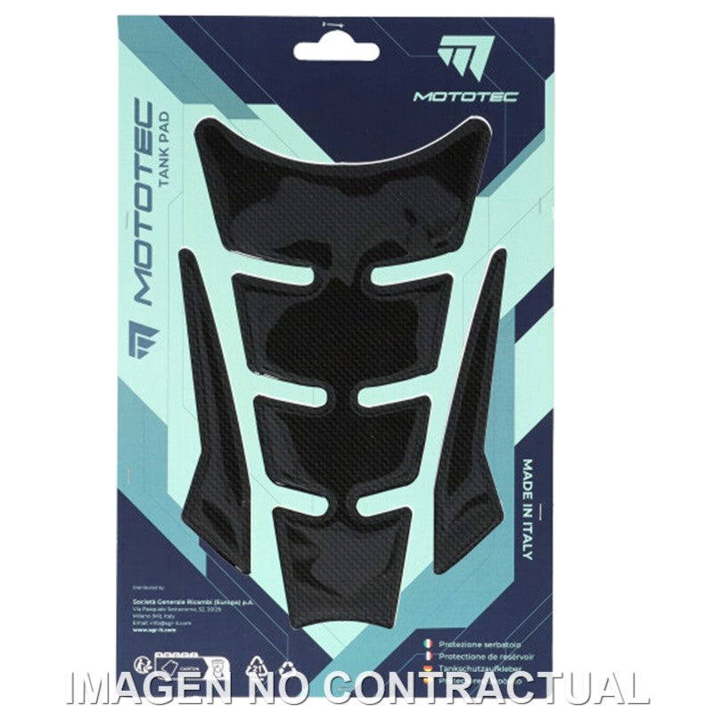 PROTECCIÓN DEPÓSITO MOTOTEC T4 COLOR CARBONO
