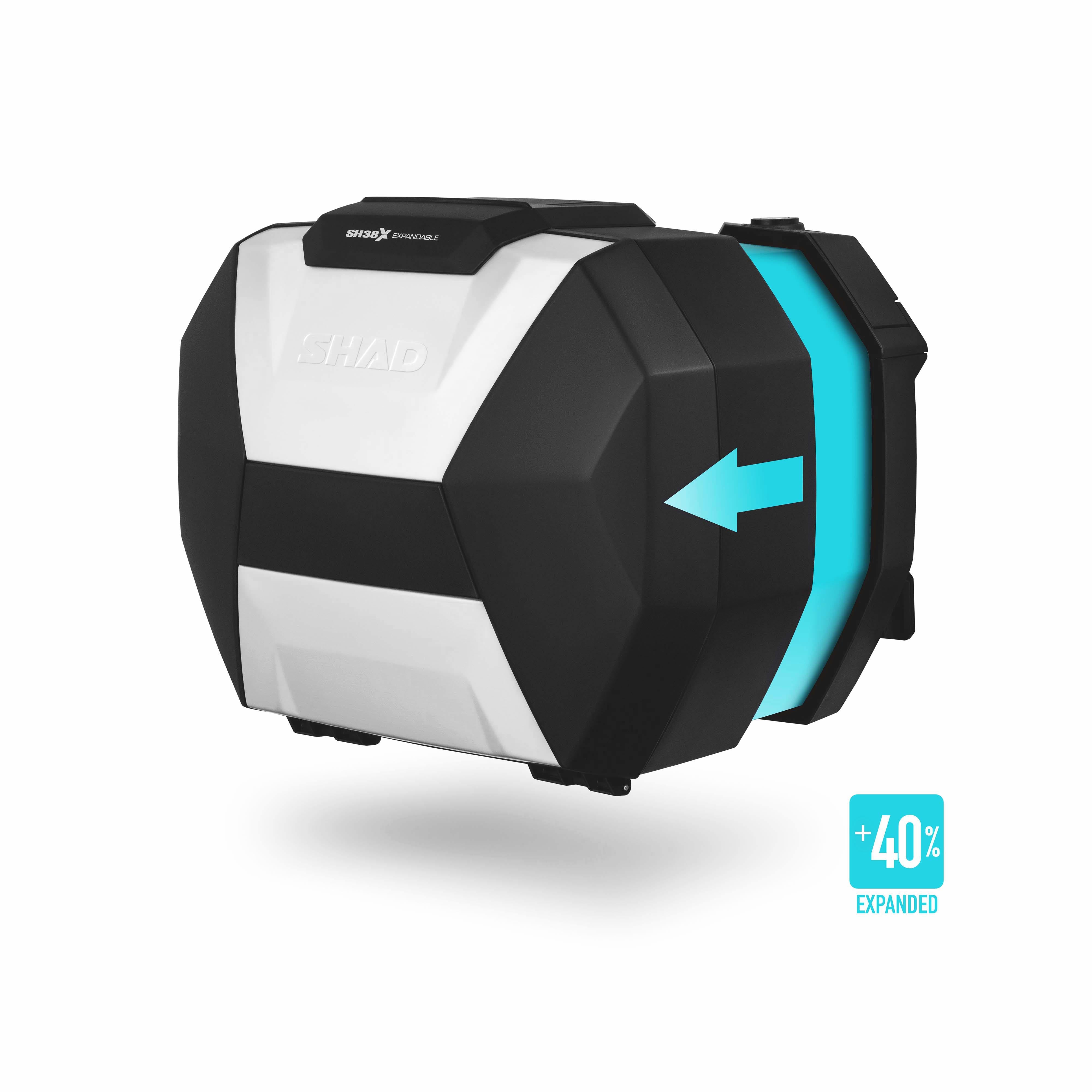 MALETAS LATERALES SHAD EXPANDIBLES SH38X