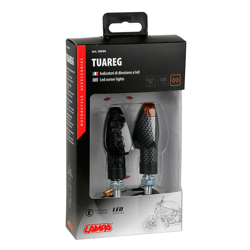 TUAREG, INTERMITENTES CON LED - 12V LED - CARBON