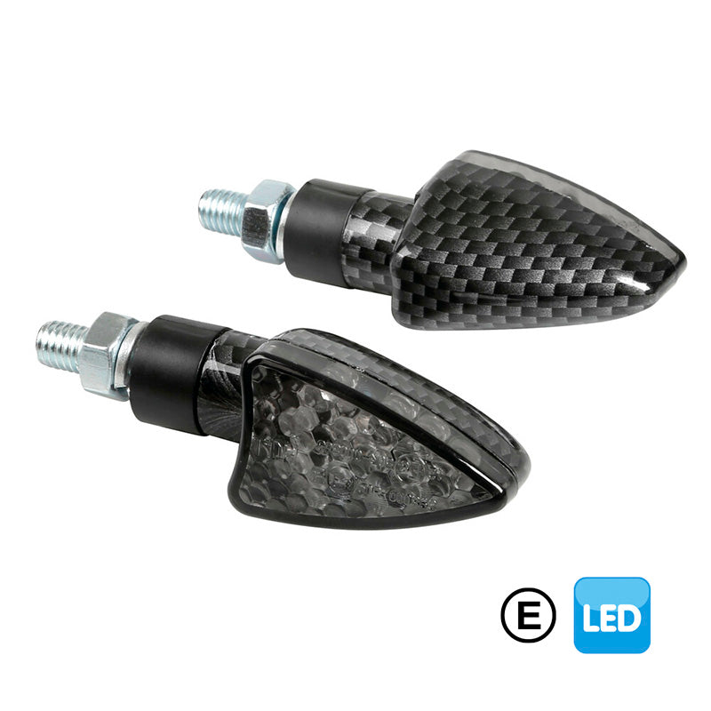 ARROW-2, INTERMITENTES CON LED - 12V LED - CARBON