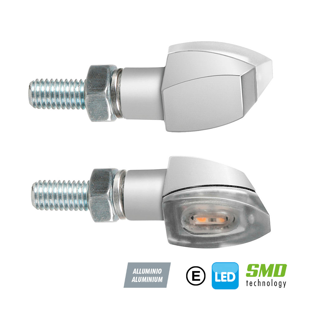 VOLT, INTERMITENTES DE LED - PLATA