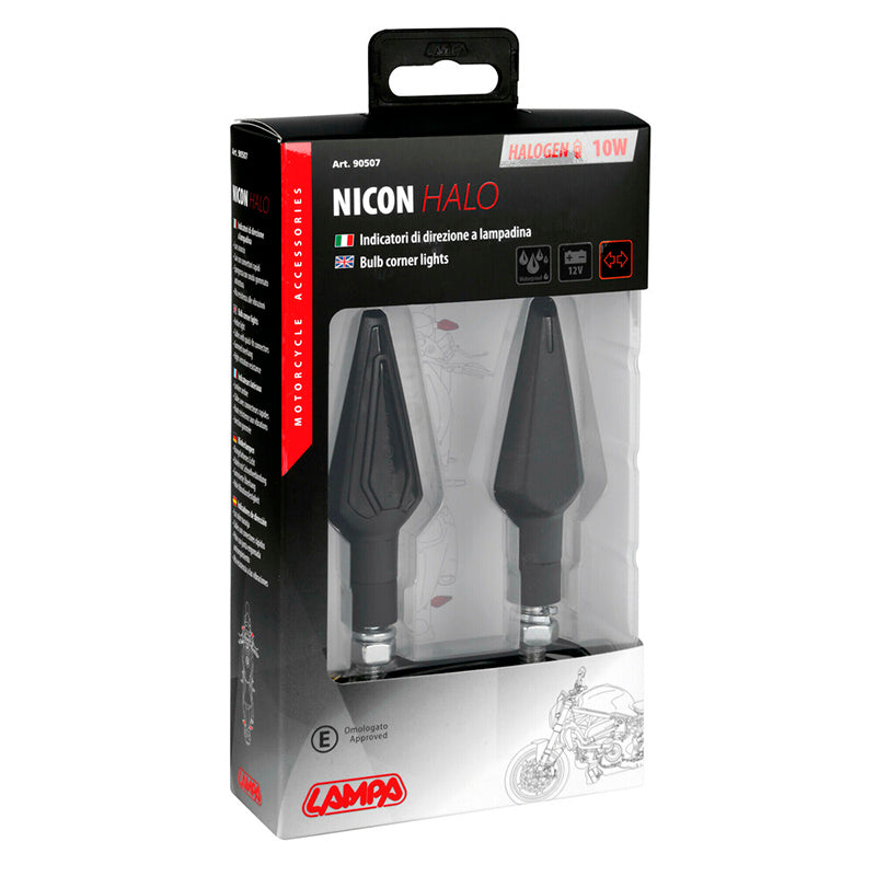 NICON HALO, INTERMITENTES - 10W - NEGRO