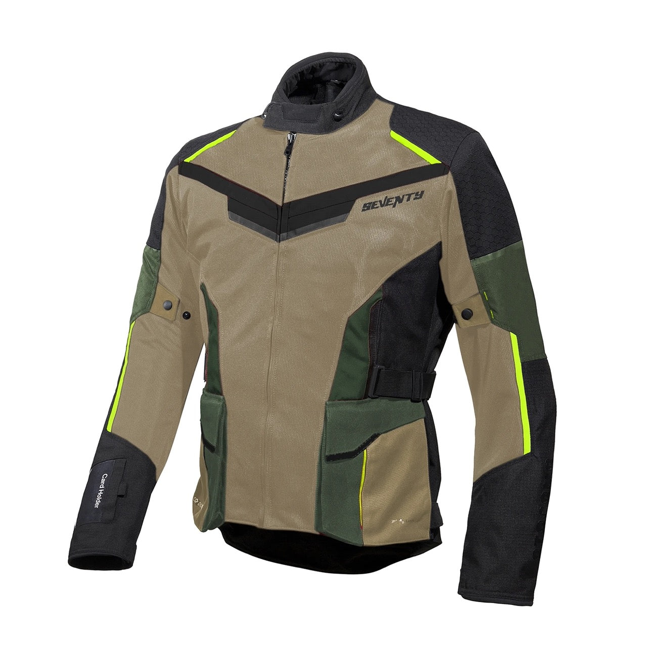CHAQUETA SD-JT70 ATACAMA HOMBRE ARENA/VERDE/AMARILLO FLUOR