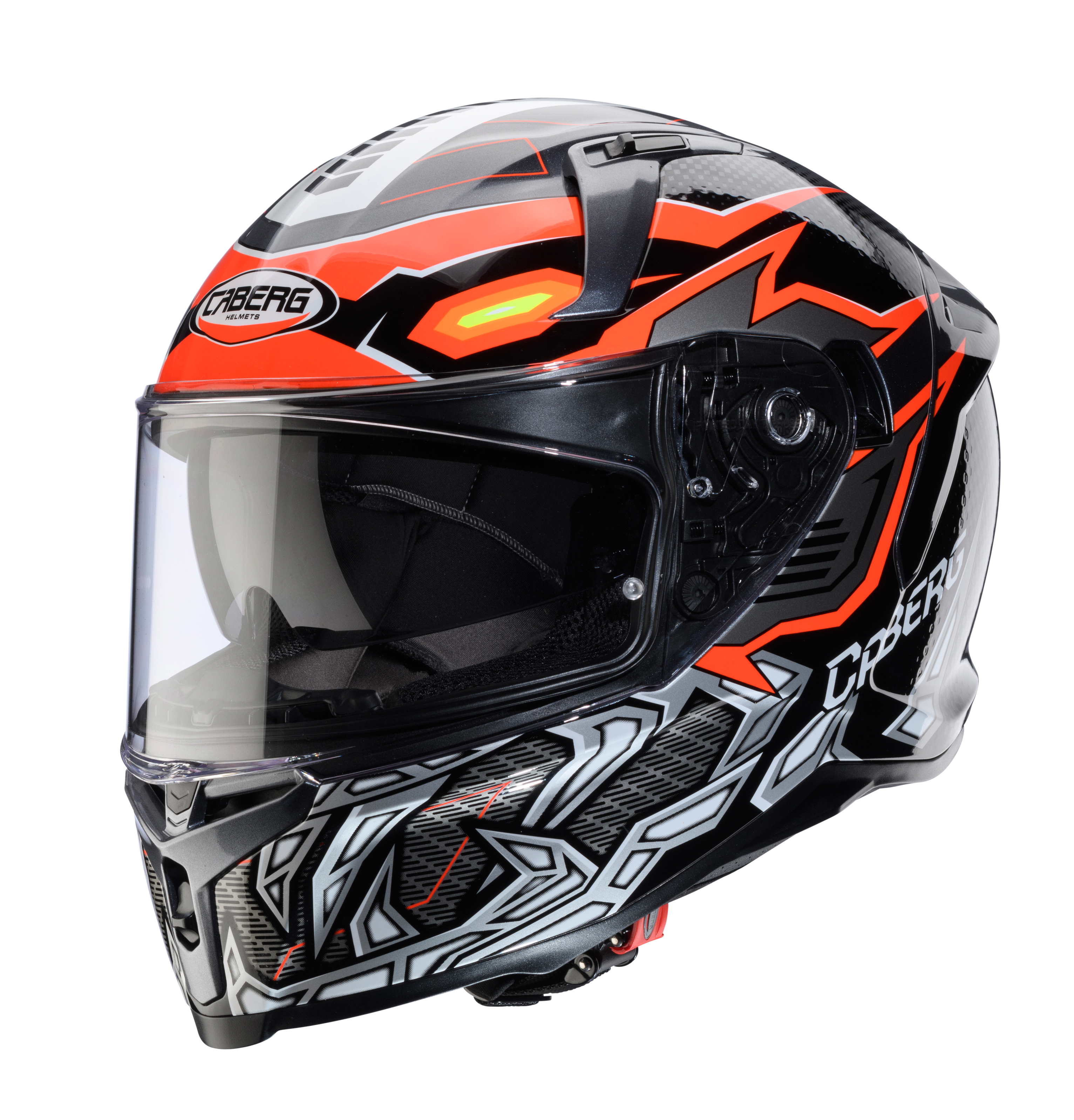 CASCO CABERG AVALON X GURKHA BLACK/ORANGE FLUO