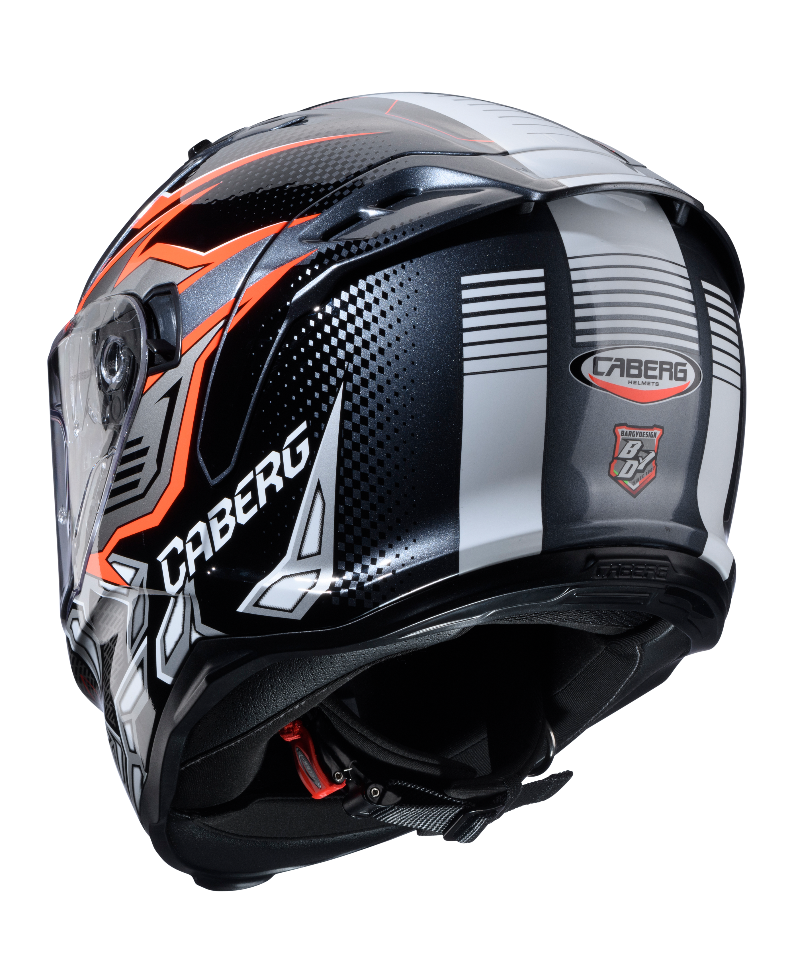CASCO CABERG AVALON X GURKHA BLACK/ORANGE FLUO