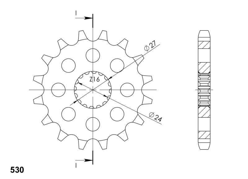 PIÑÓN SUPERSPROX SUZUKI 530 X 18 - CST423X18