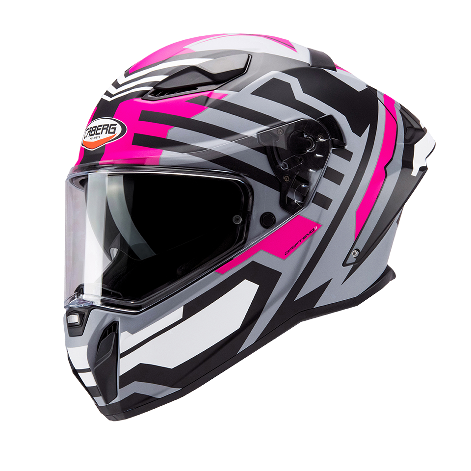 CASCO CABERG DRIFT EVO II HORIZON MATT GREY/BLACK/FUCHSIA
