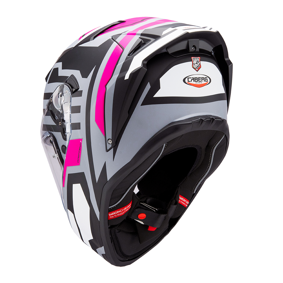 CASCO CABERG DRIFT EVO II HORIZON MATT GREY/BLACK/FUCHSIA