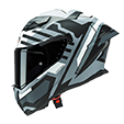 CASCO CABERG DRIFT EVO II HORIZON MATT GREY/BLACK/WHITE